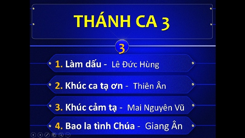 Gameshow Thi Thánh Ca 