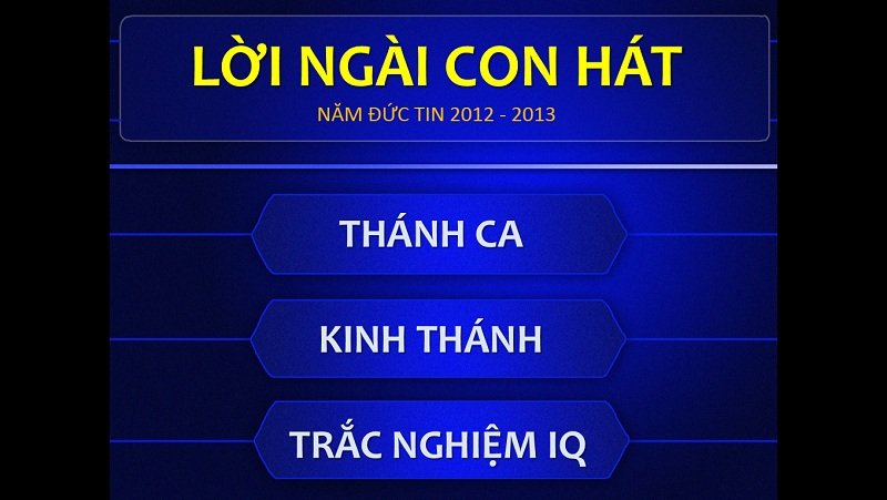 Gameshow thi Giáo lý