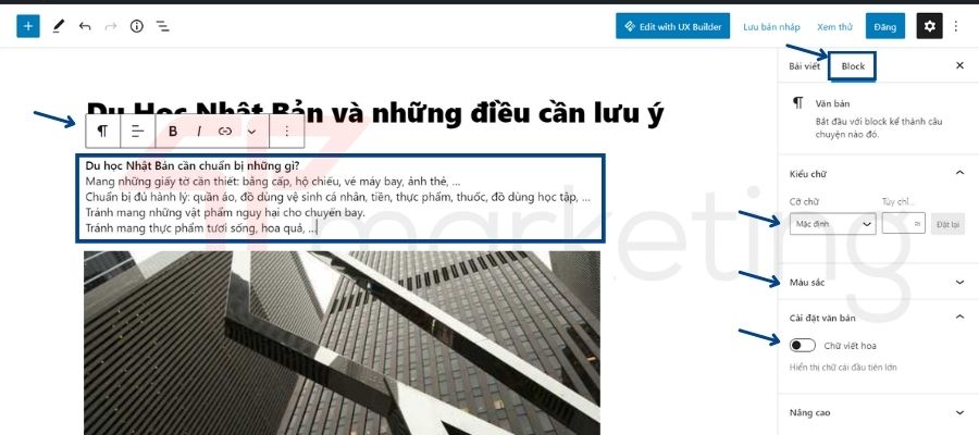 Hướng dẫn Sử dụng Theme Flatsome cho Người mới Bắt Đầu 35 Click chuot trai vao khoi muon xoa chon icon hinh 3 cham chon Go bo khoi 5